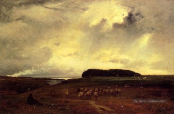 Le paysage de tempête Tonalist George Inness Peinture à l'huile